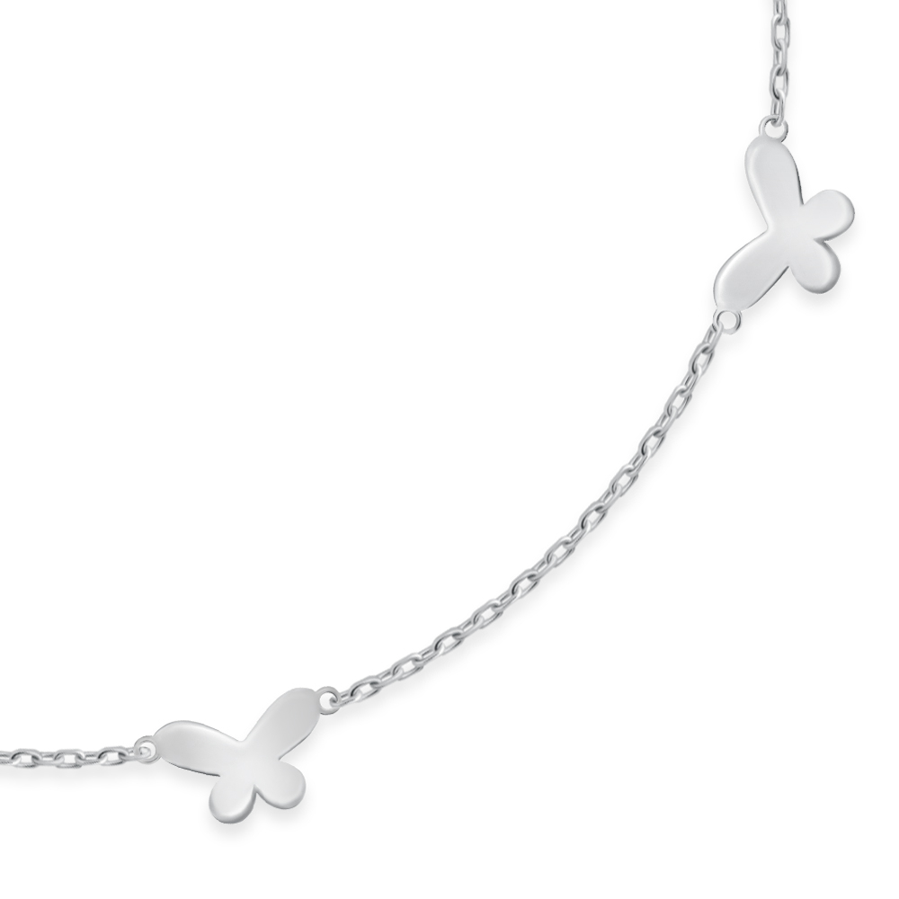 Pulserá de plata de ley 925 personalizada Murrano para niña