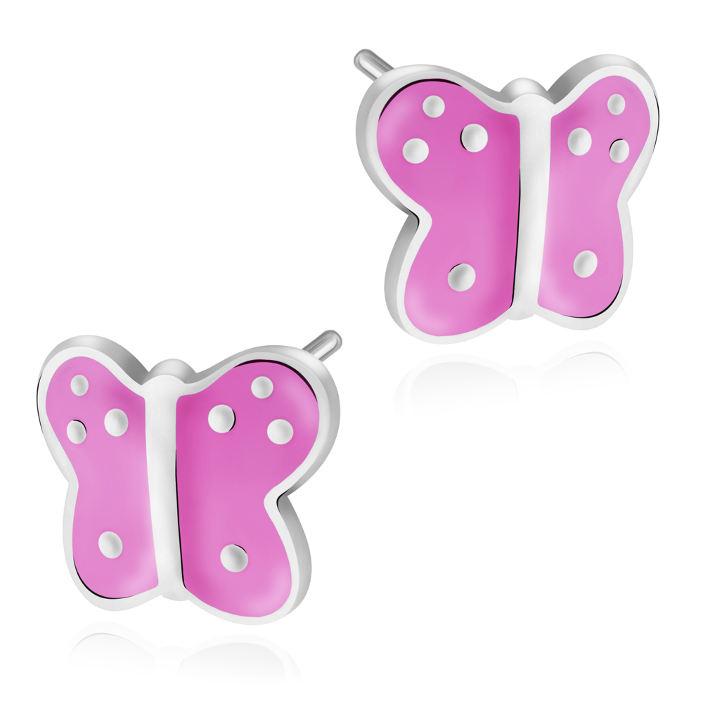 Aretes de plata de ley 925 Murrano con estuche personalizado para nieta
