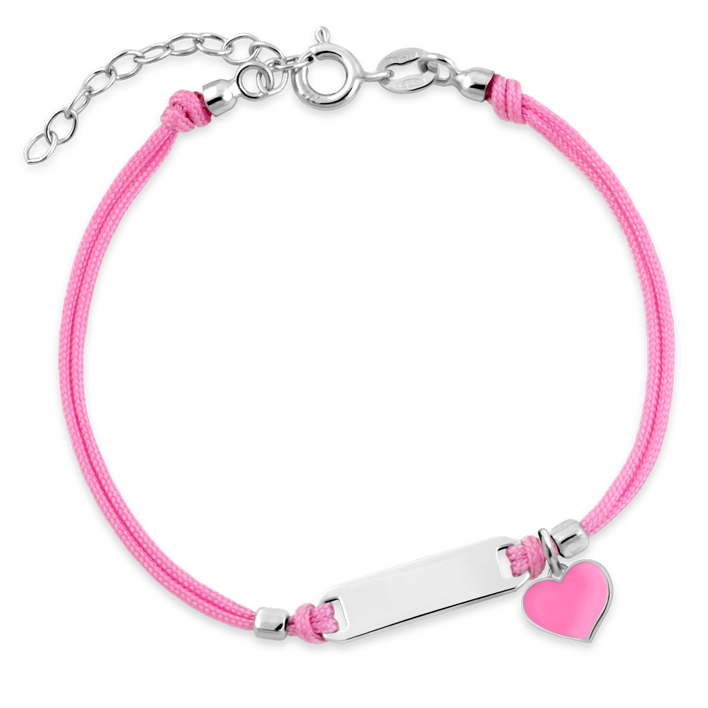 Pulseras de cuerda de plata 925 personalizadas Murrano para sobrina