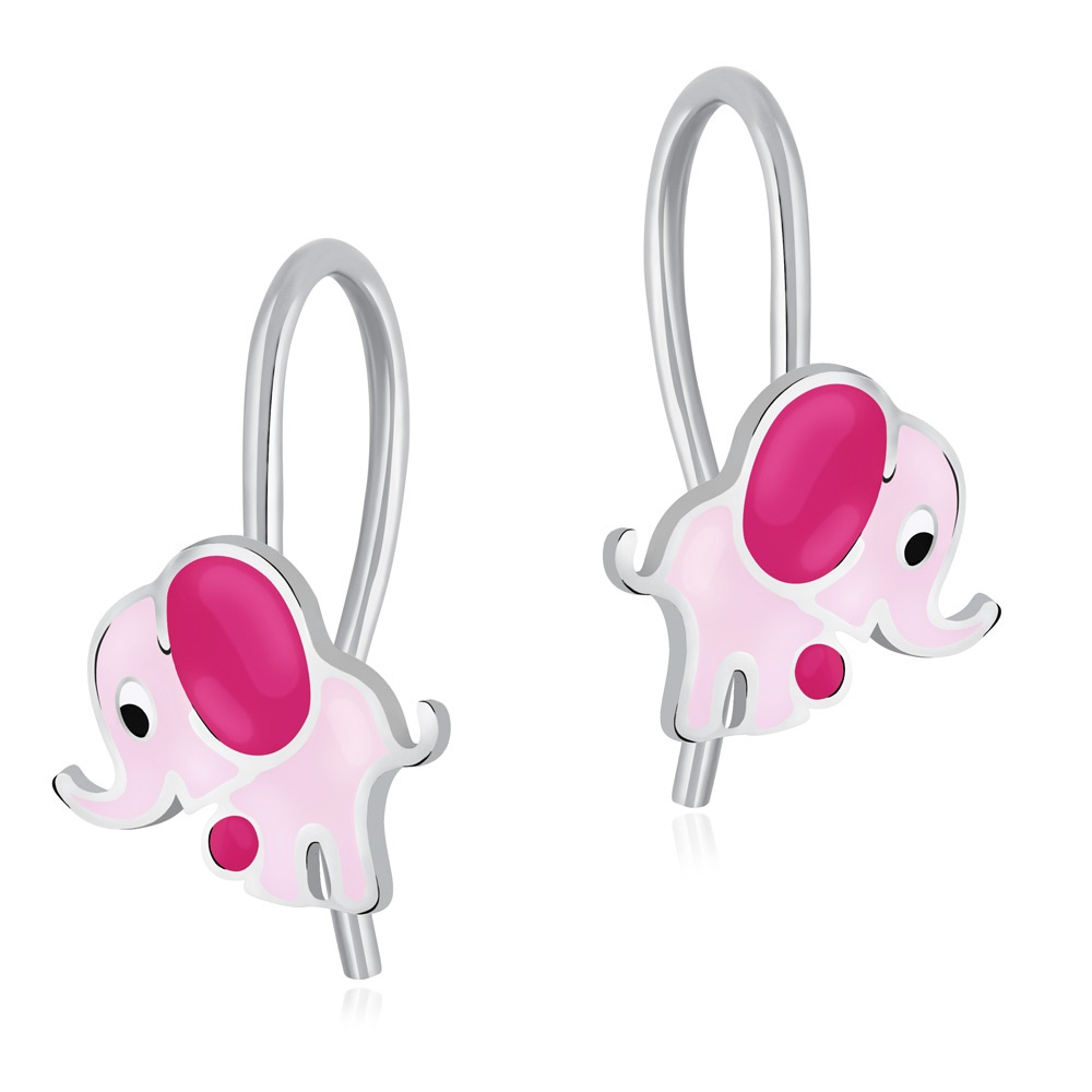 Pendientes de plata esterlina 925 Murrano para ahijada