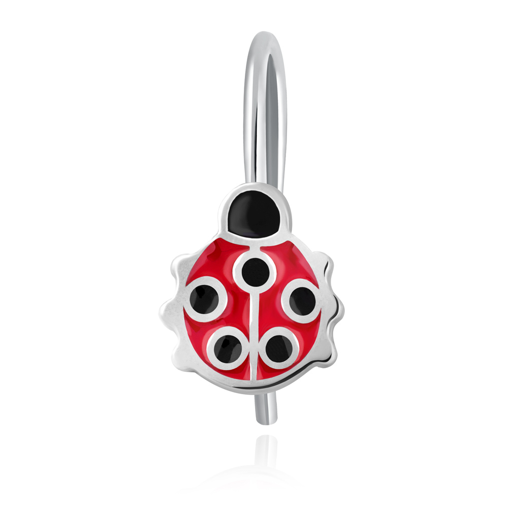 Aretes de plata esterlina 925 Murrano para niña