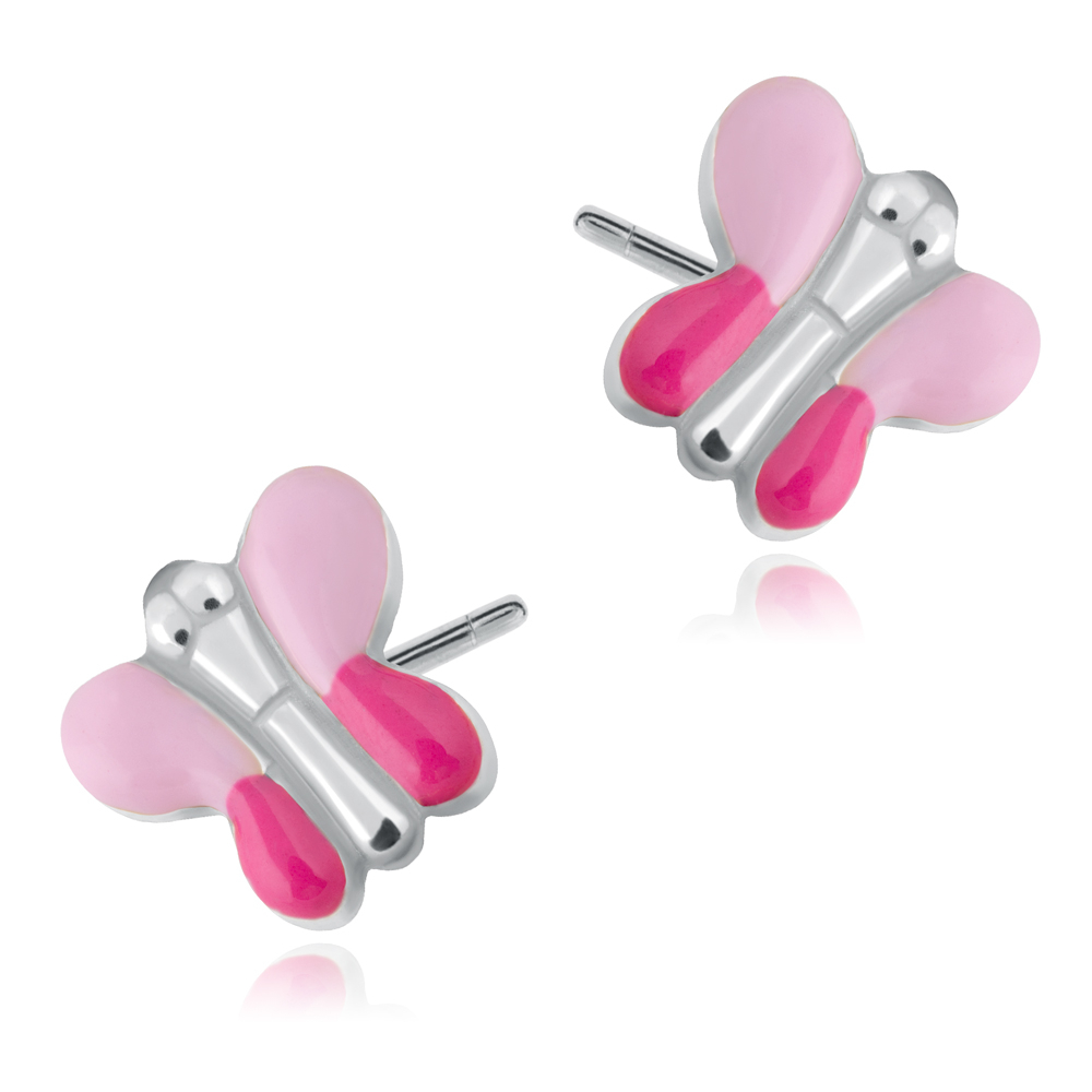 Aretes de plata de Murrano 925 para nieta