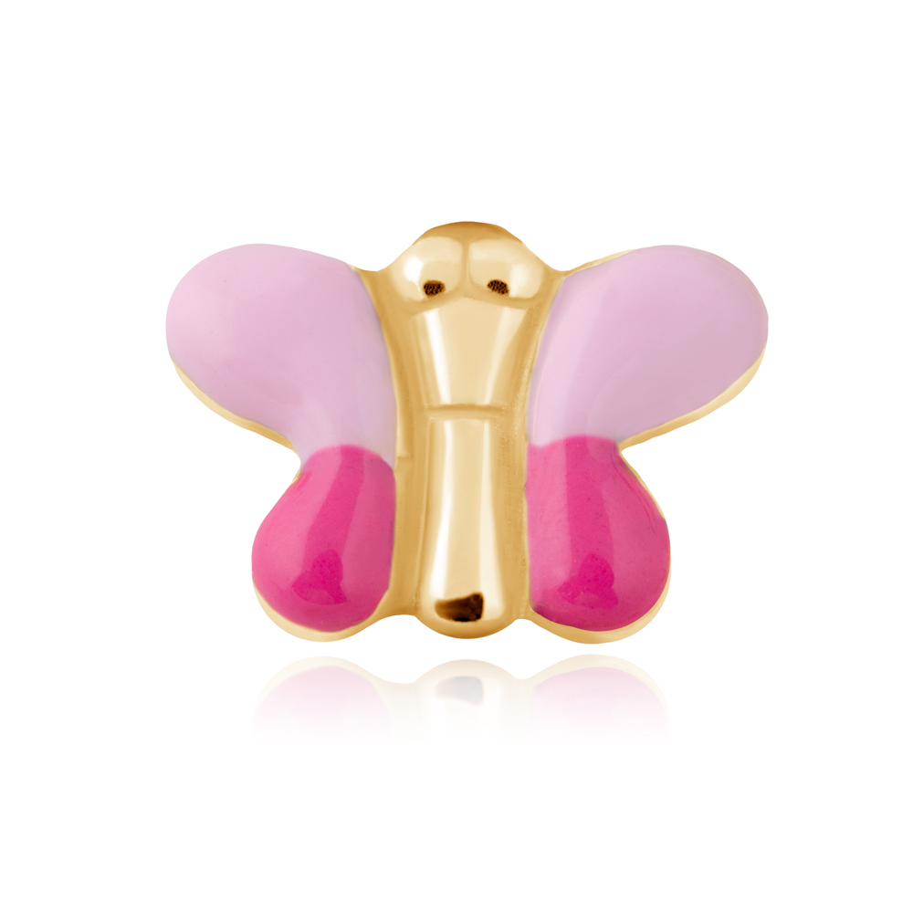 Aretes de plata esterlina 925 (milimétricos) chapados en oro Murrano para nieta con caja personalizada