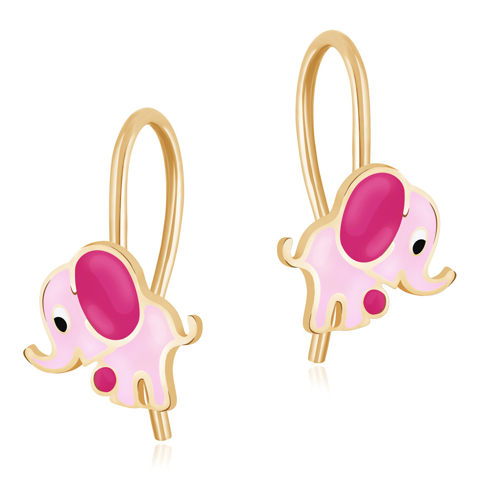 Pendientes de plata esterlina 925 (milésimas) con chapado en oro Murrano con estuche personalizado para sobrina