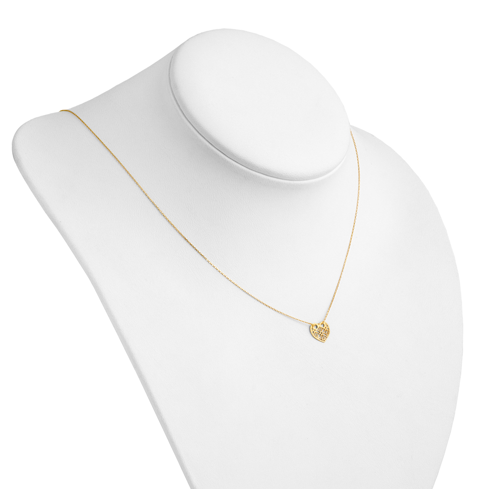 Collar de plata de ley 925 (milliésimas) dorado con grabado de Murrano