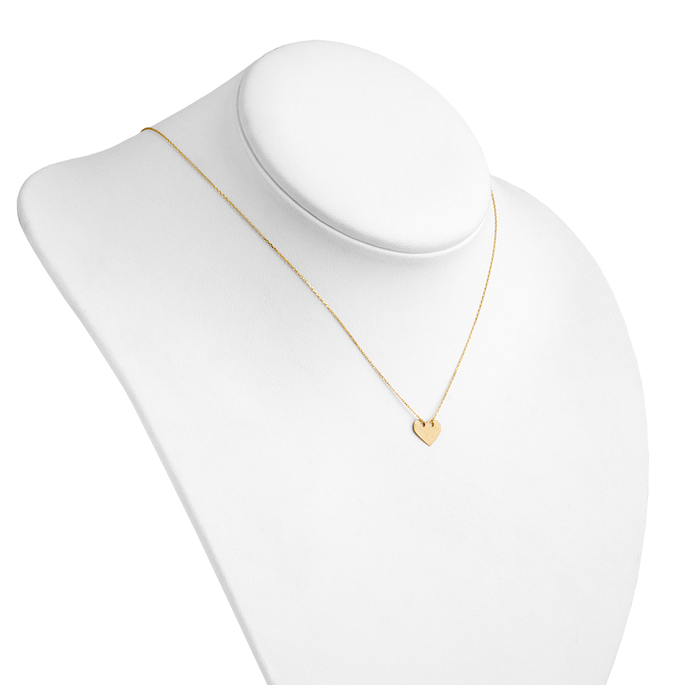 Collar de plata de ley 925 (milésimas) chapado en oro con grabado personalizado - Murrano