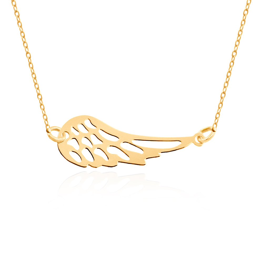 Collar de plata esterlina 925 (milésimas) dorado con grabado para madrina, Murrano
