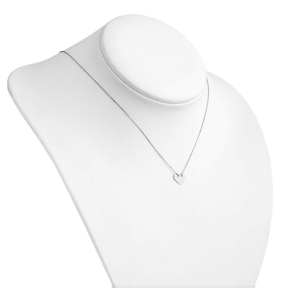 Collar de plata de ley Murrano con grabado para una amiga