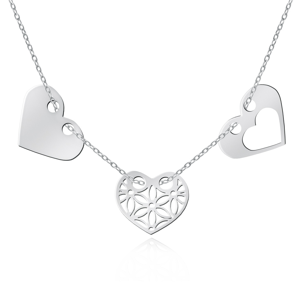 Collar de plata esterlina 925 (miliés) con grabado para esposa