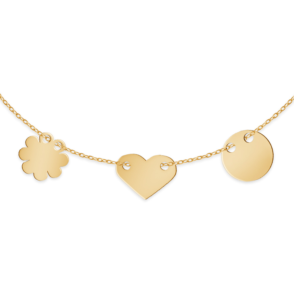 Pulseras de plata de ley 925 con oro de Murrano personalizada para una amiga