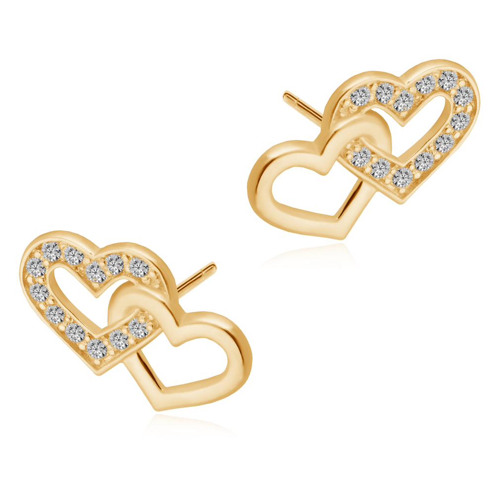 Aretes de oro de 14 quilates para mamá