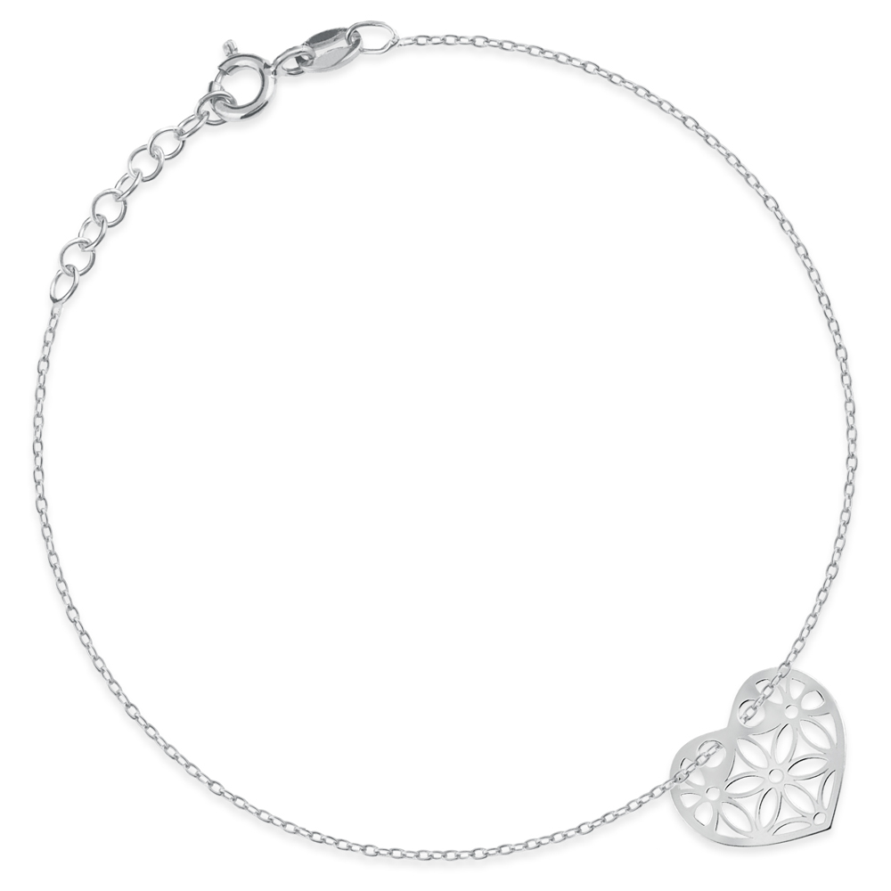 Brazalete de plata esterlina personalizado para una prometida Murrano