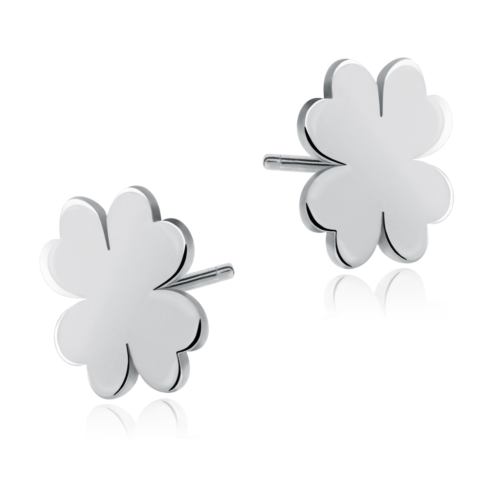 Aretes de plata esterlina sólida 925 (milésimas) Murrano para mujer