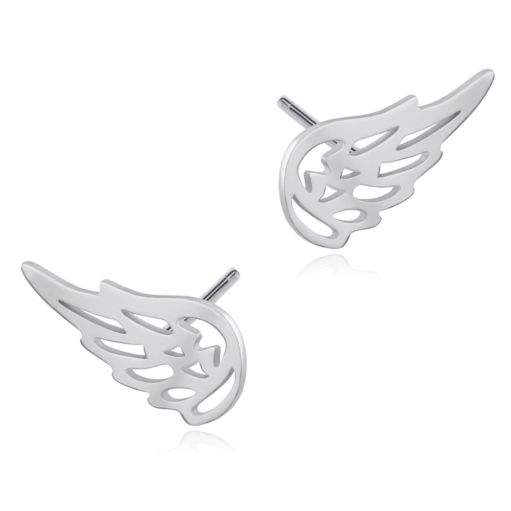 Pendientes de ángel de plata esterlina 925 Murrano para madrina con estuche personalizado