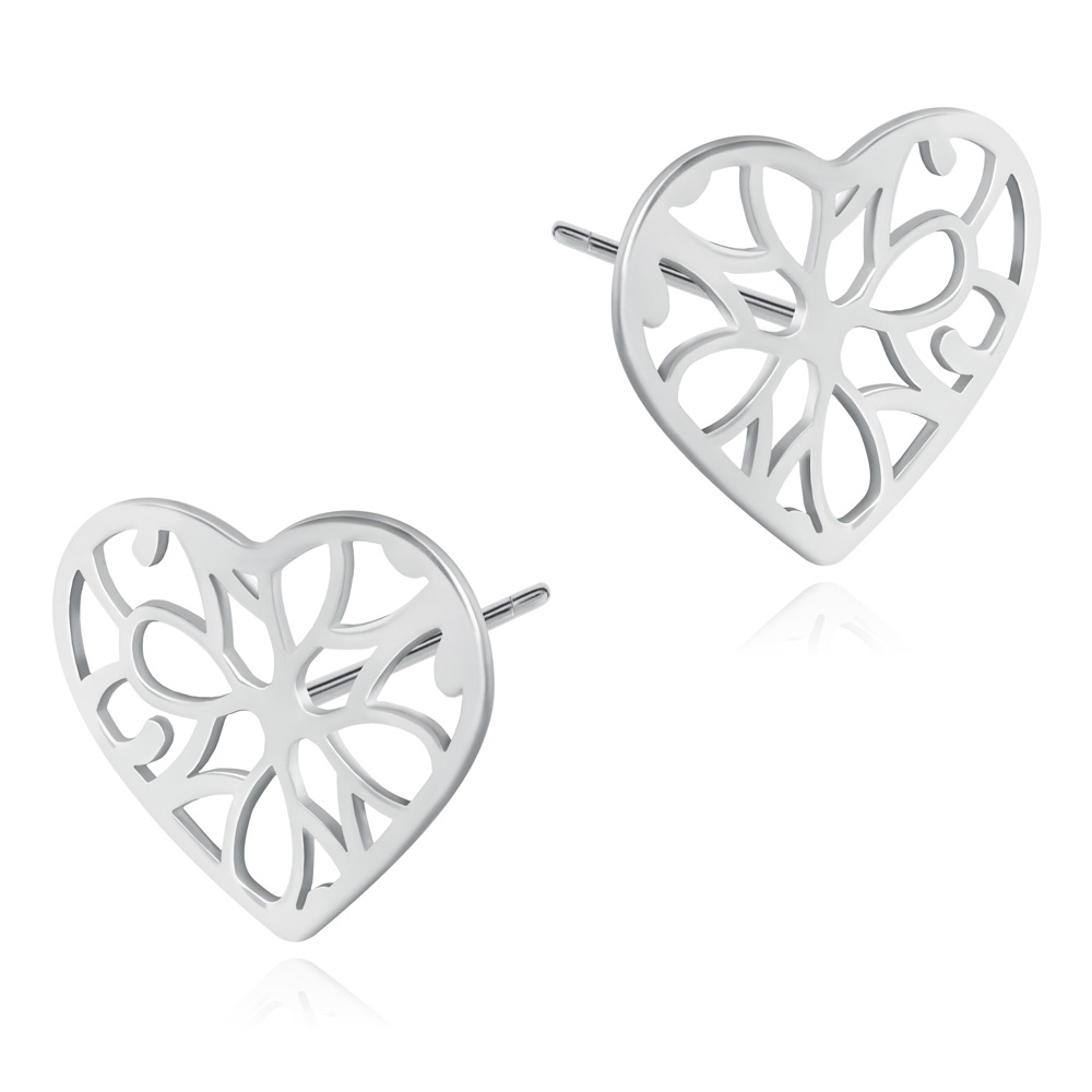Pendientes de plata sólida 925 Murrano para una amiga