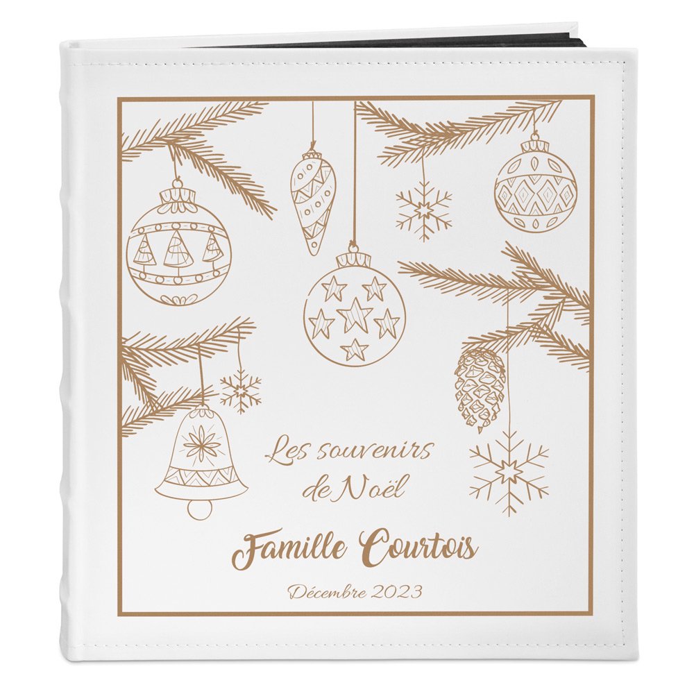 Murrano Personalized Photo Album for Parents at Christmas