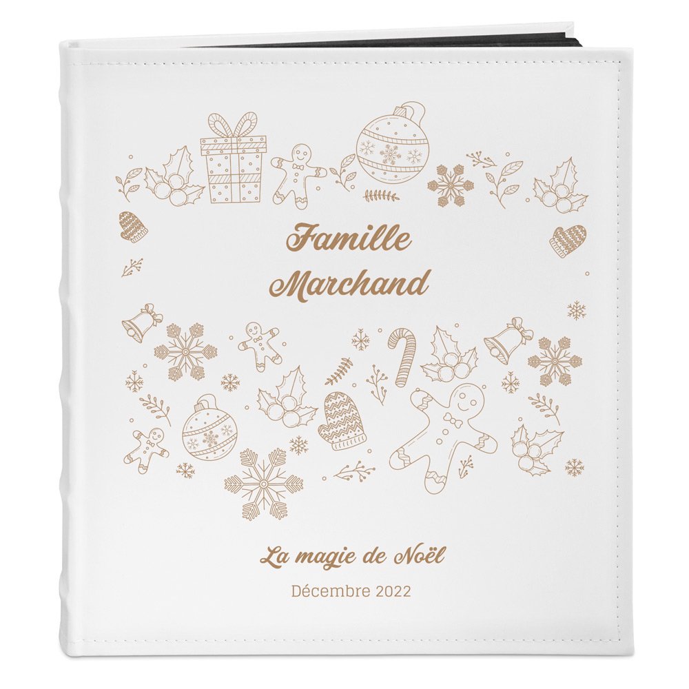 Murrano Personalized Photo Album for Friends at Christmas