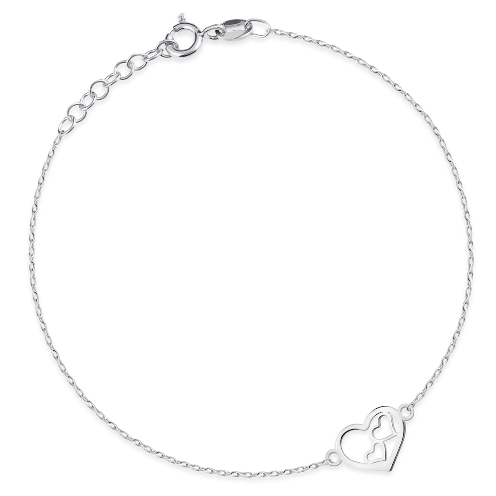 Bracelete de plata de Murrano con grabado para una amiga
