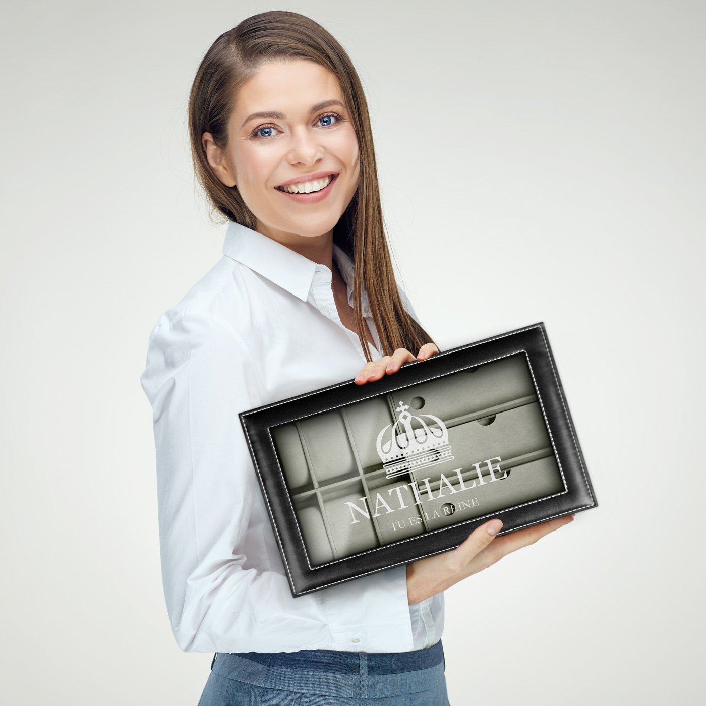 Murrano Personalized Watch and Glasses Box Set