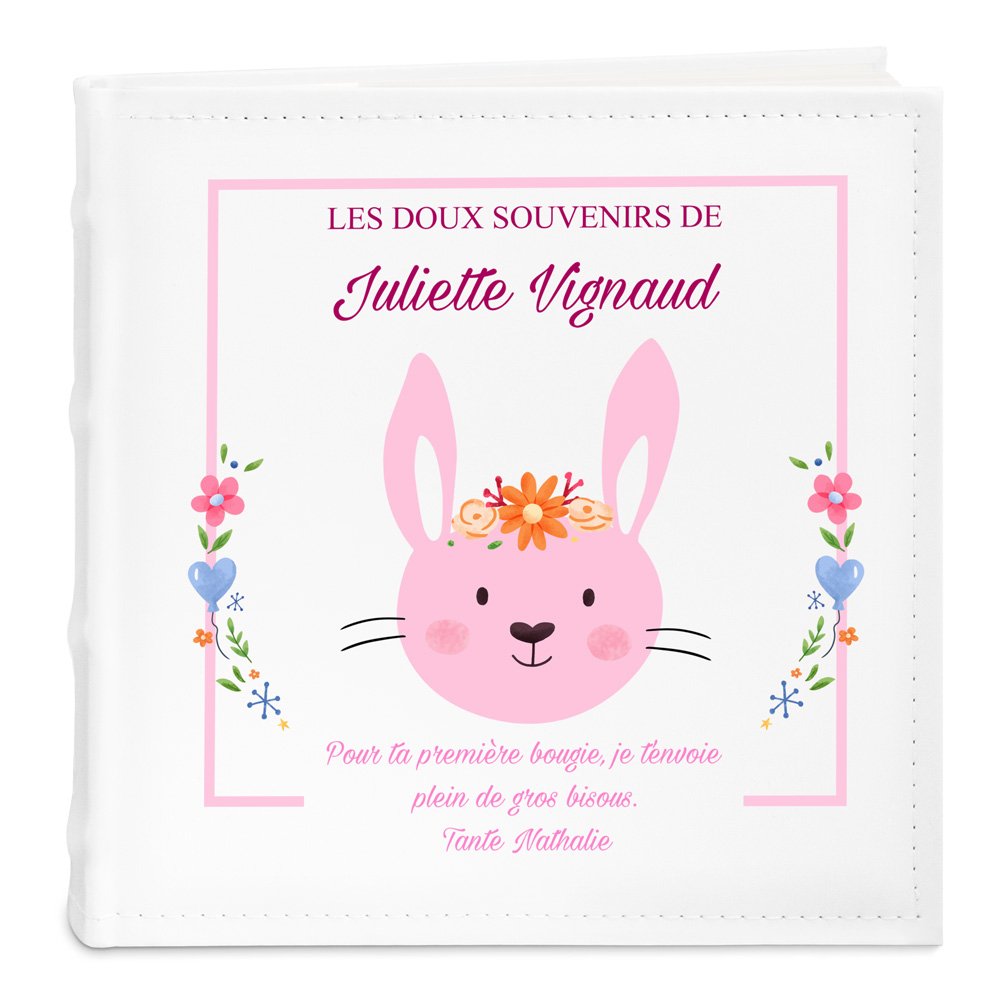 Murrano Personalized Photo Album for Niece's 1st Birthday