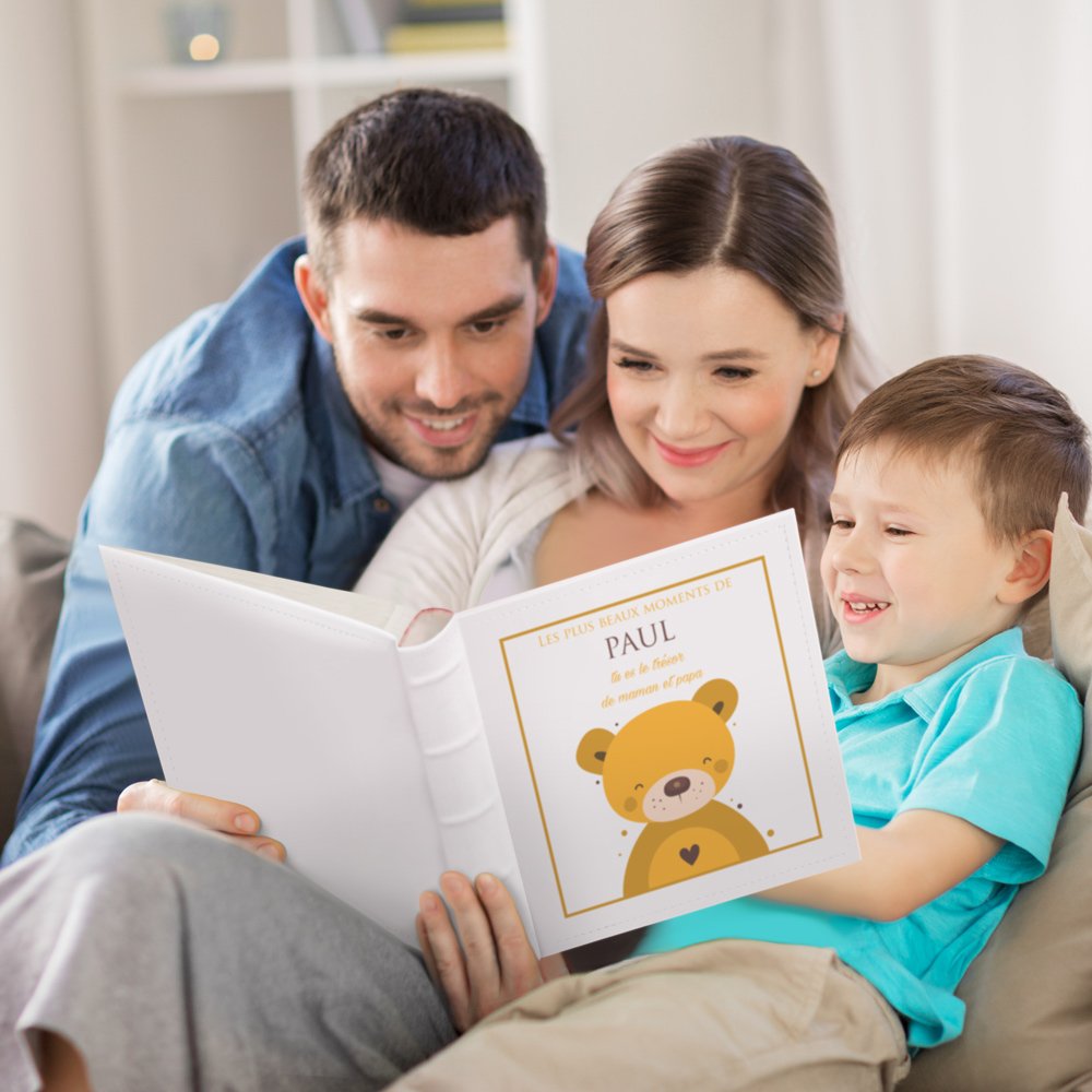 Murrano Personalized Photo Album for Son's Birthday