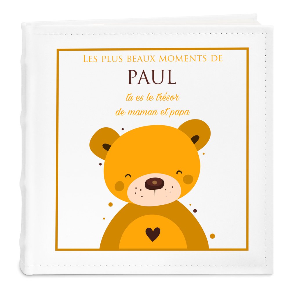Murrano Personalized Photo Album for Son's Birthday