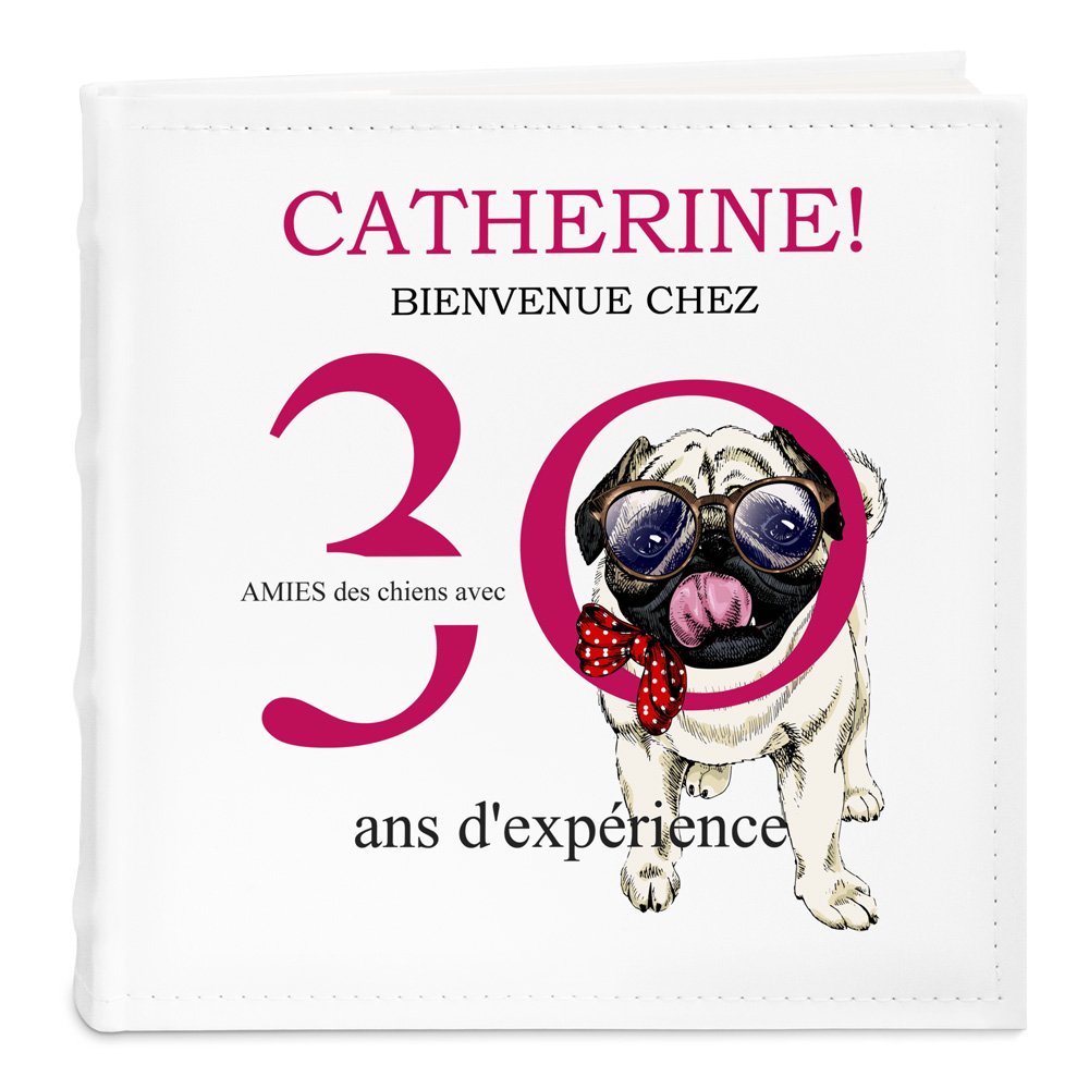 Murrano Personalized Photo Album for Her 30th Birthday