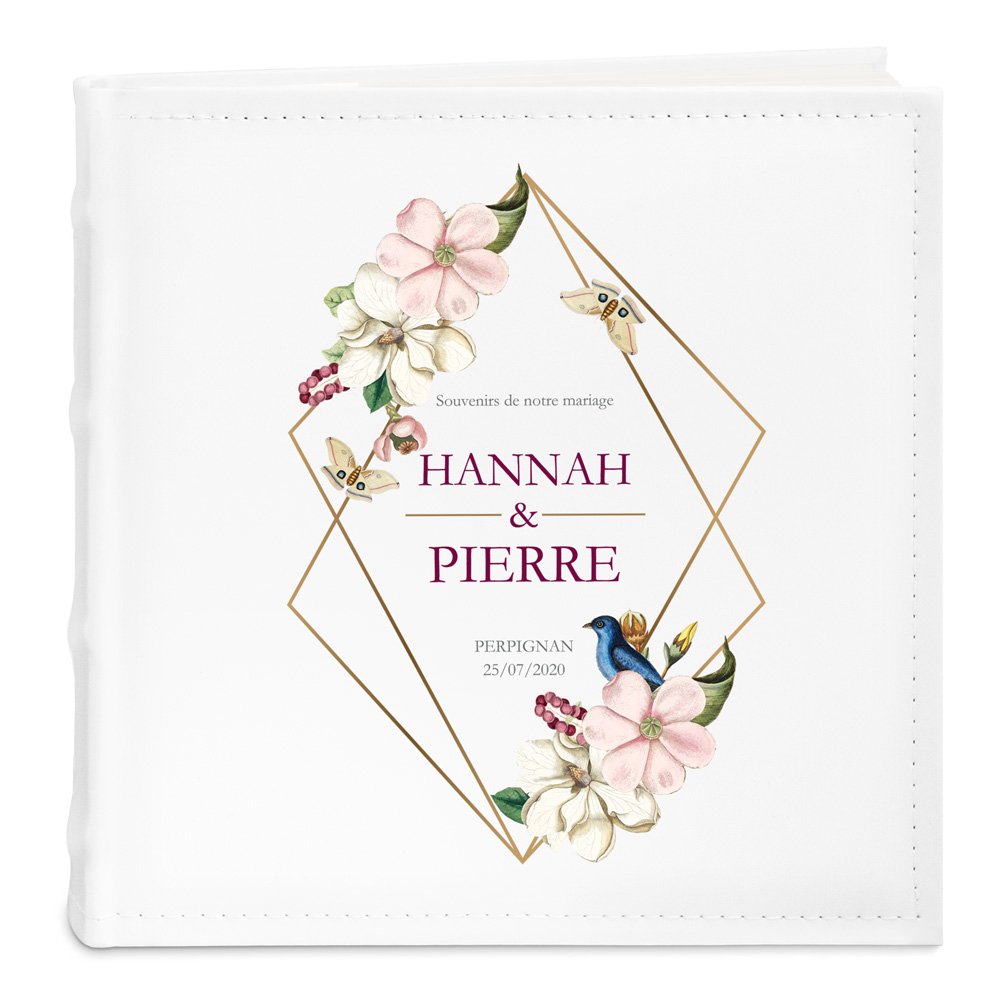 Murrano Custom Photo Album for Couples - Wedding Anniversary Gift