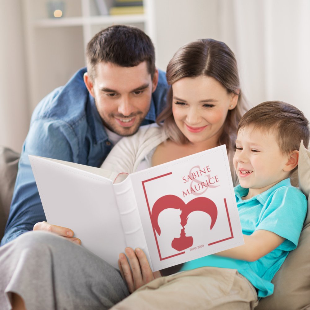 Murrano Custom Photo Album for Parents - Wedding Anniversary