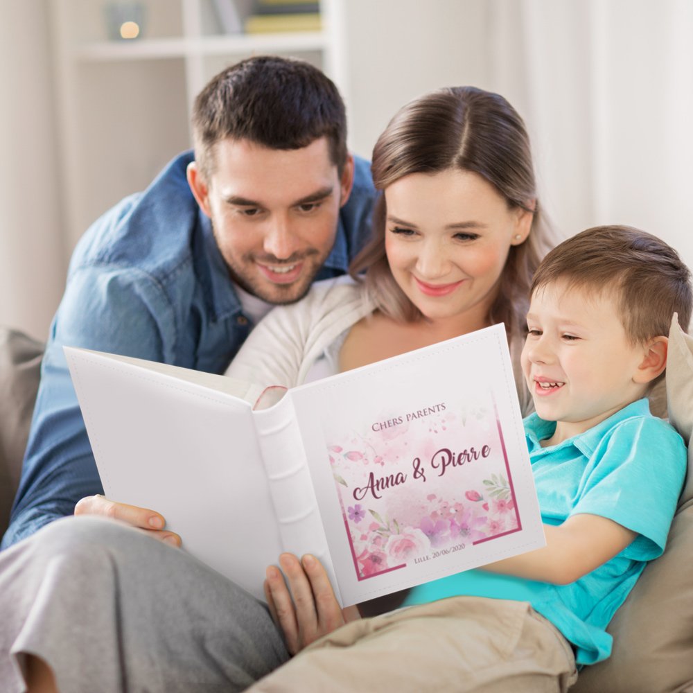 Murrano Personalized Photo Album for Parents - Wedding Thank You Gift