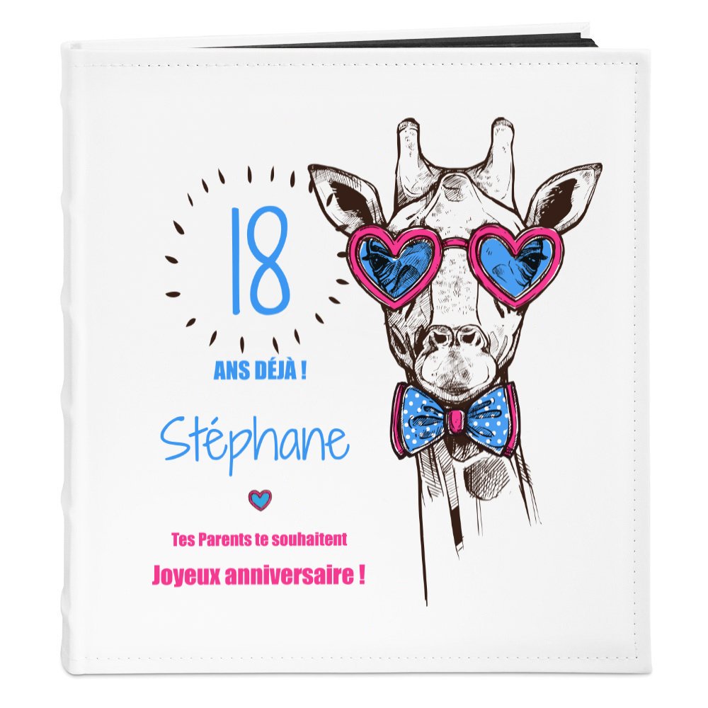 Murrano Custom Photo Album for His 18th Birthday