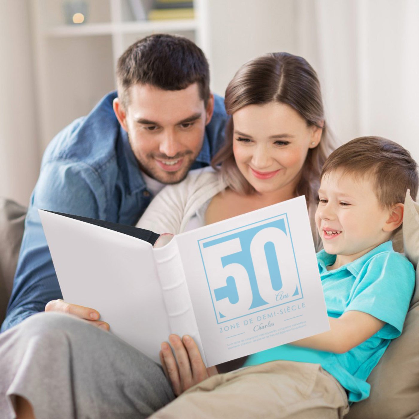 Murrano Custom Photo Album for His 50th Birthday