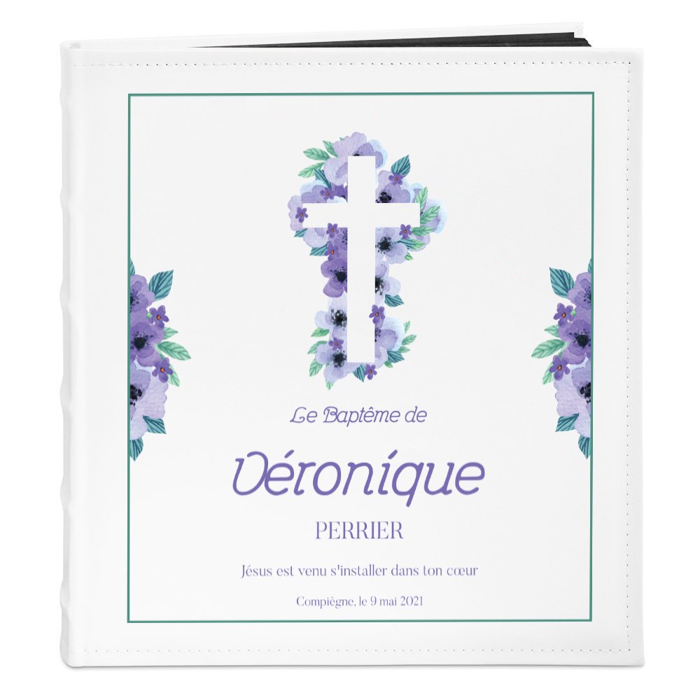 Murrano Personalized Photo Album for Girl's Communion