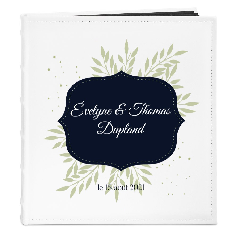 Murrano Personalized Photo Album for Wedding Anniversary