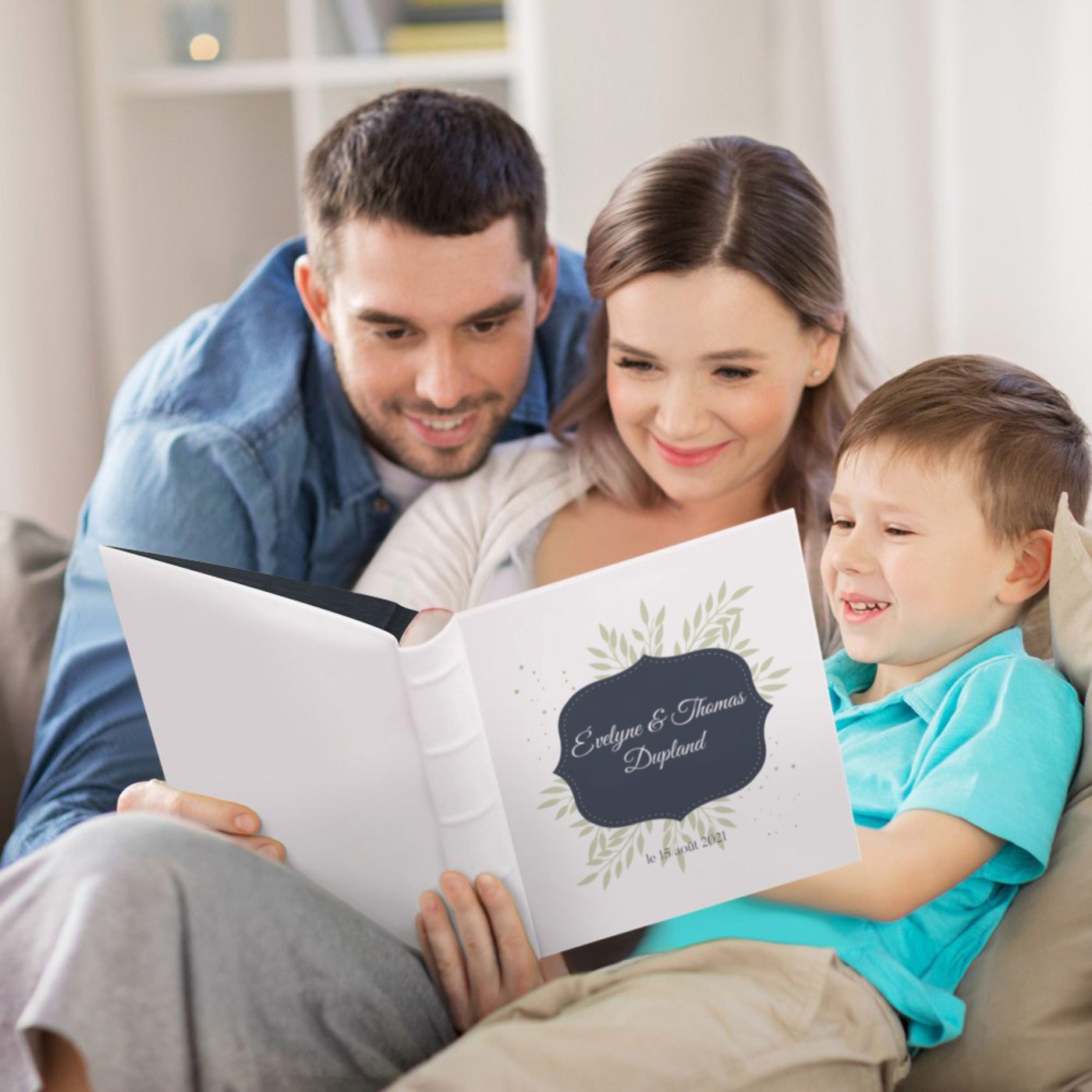Murrano Personalized Photo Album for Wedding Anniversary