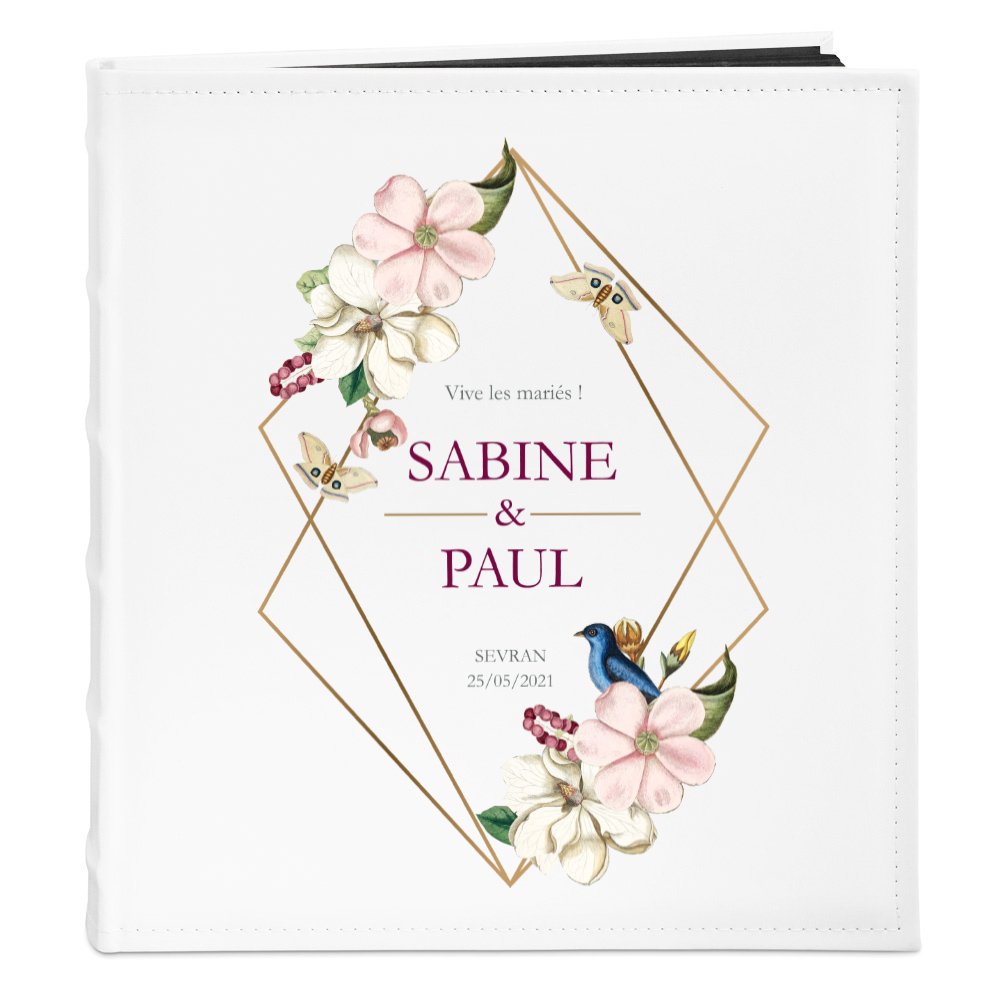 Murrano Custom Photo Album for Wedding Couple