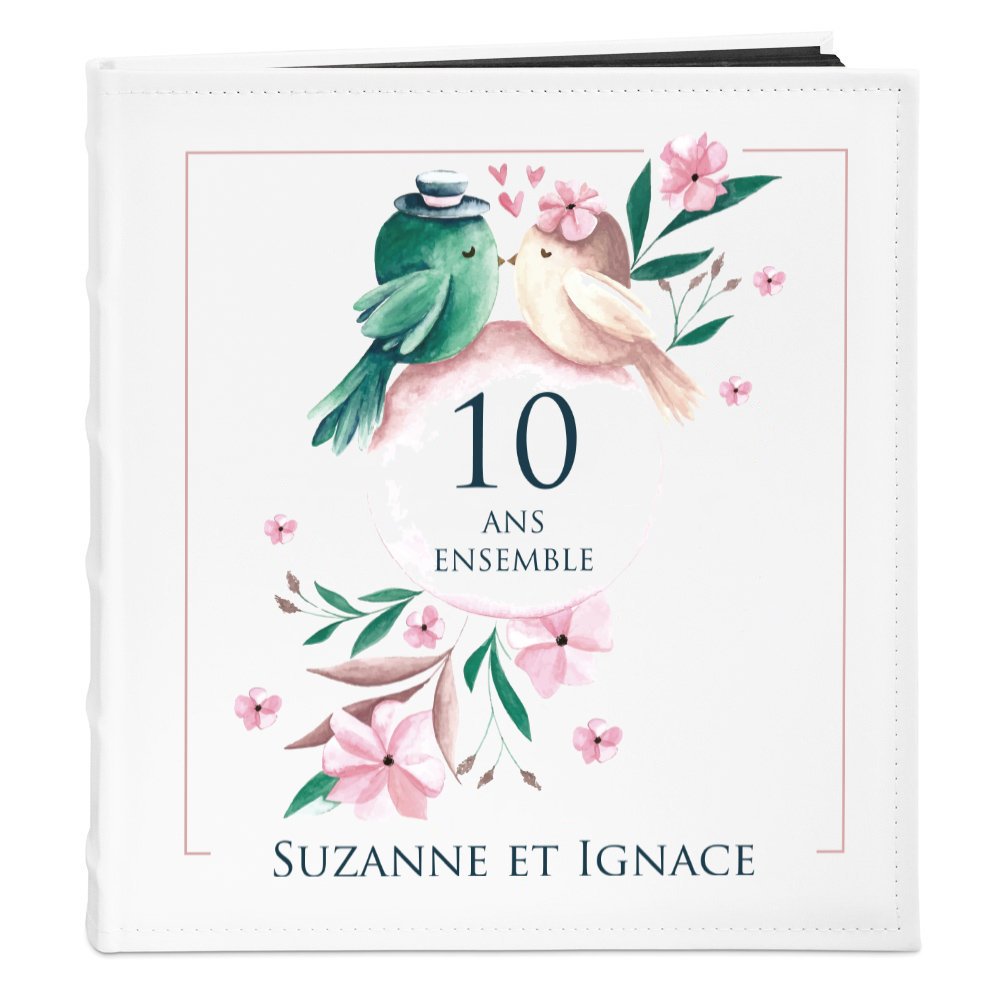 Murrano Custom Photo Album for 10th Wedding Anniversary