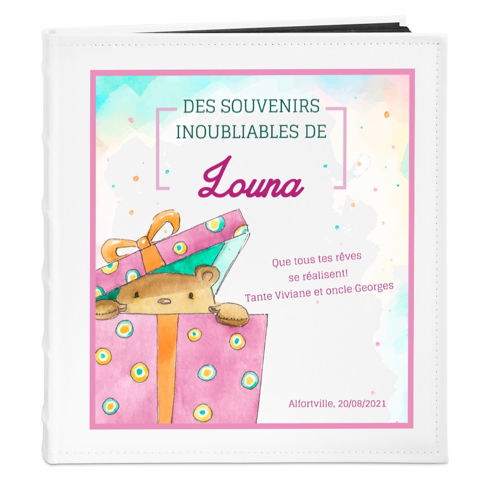 Murrano Personalized Photo Album for Girls
