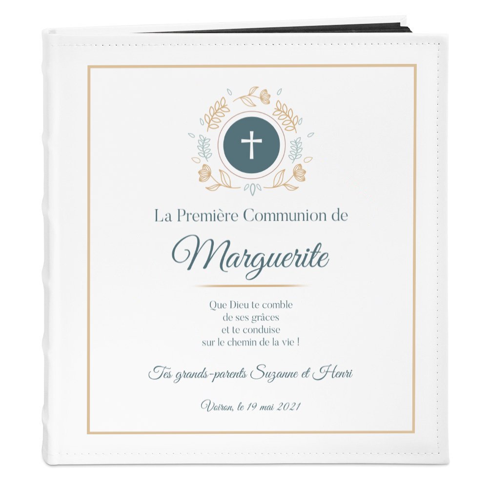 Murrano Personalized Photo Album - Communion for Girls