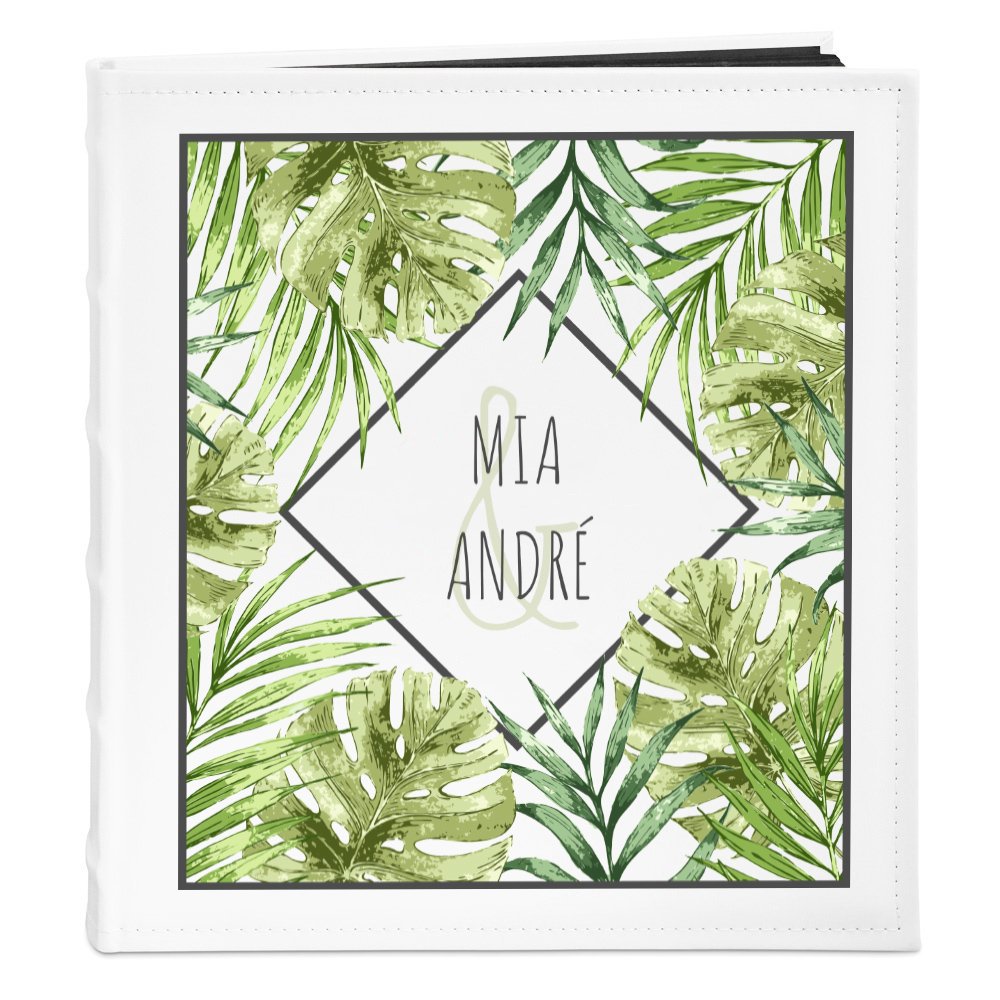 Murrano Personalized Photo Album for Couples