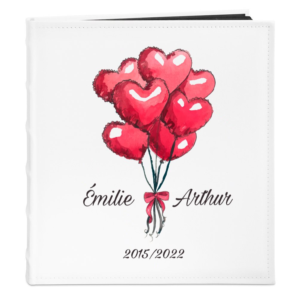 Murrano Custom Photo Album for Couple - She and He