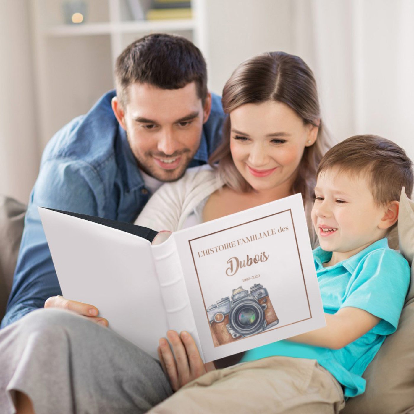 Murrano Personalized Photo Album for Couples