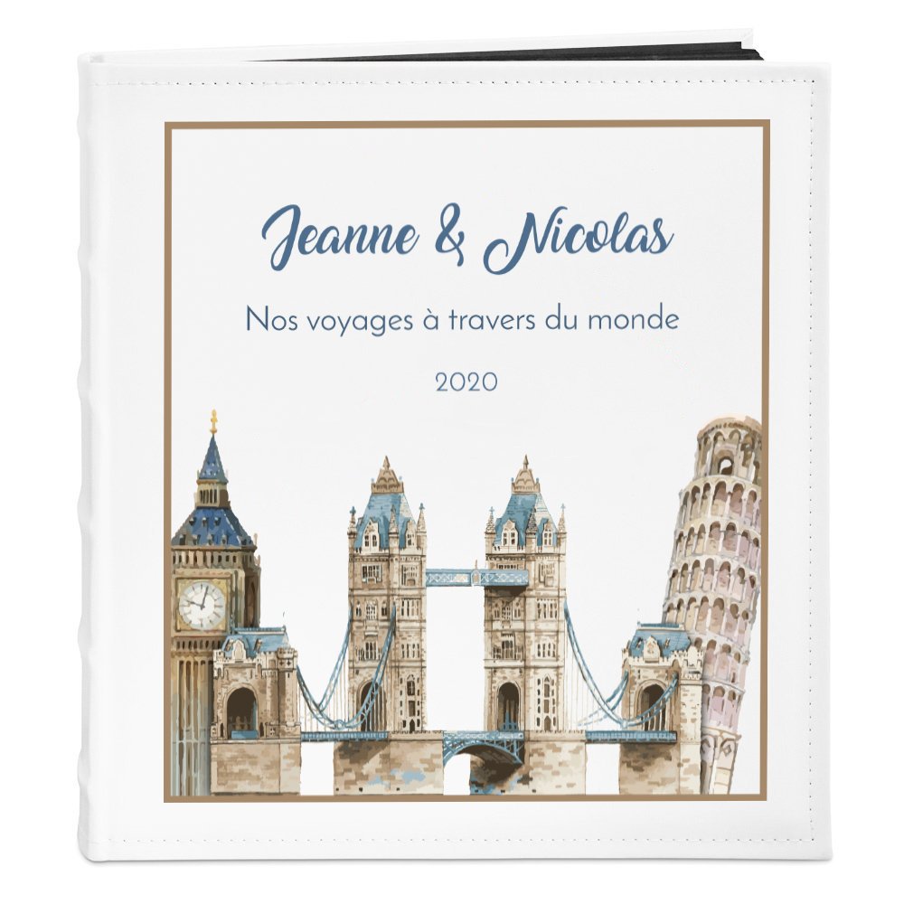 Murrano Personalized Photo Album - She and He Memory