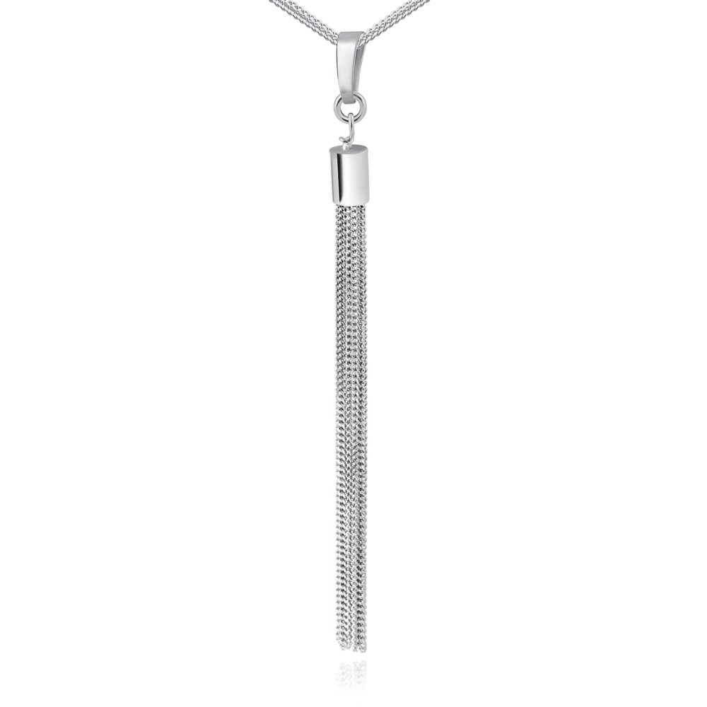 Collar de plata esterlina 925 grabado para esposa Murrano