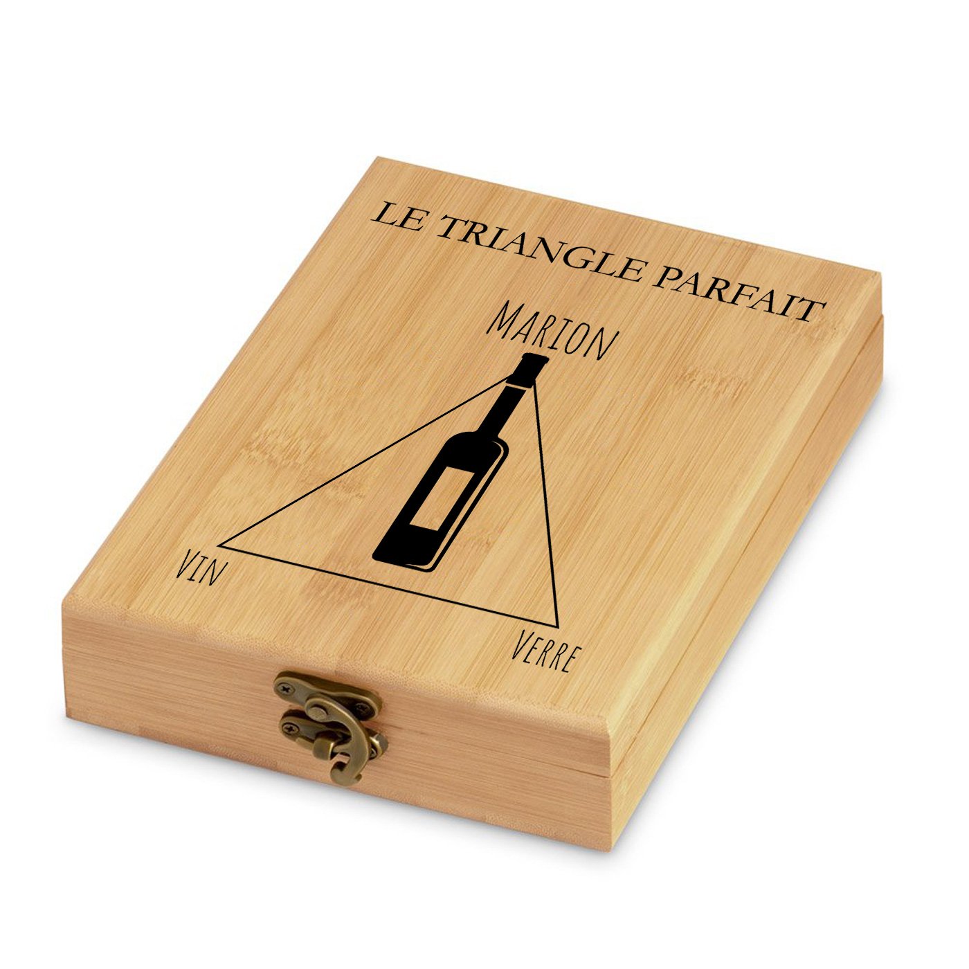 Murrano Bamboo Wine Accessory Set