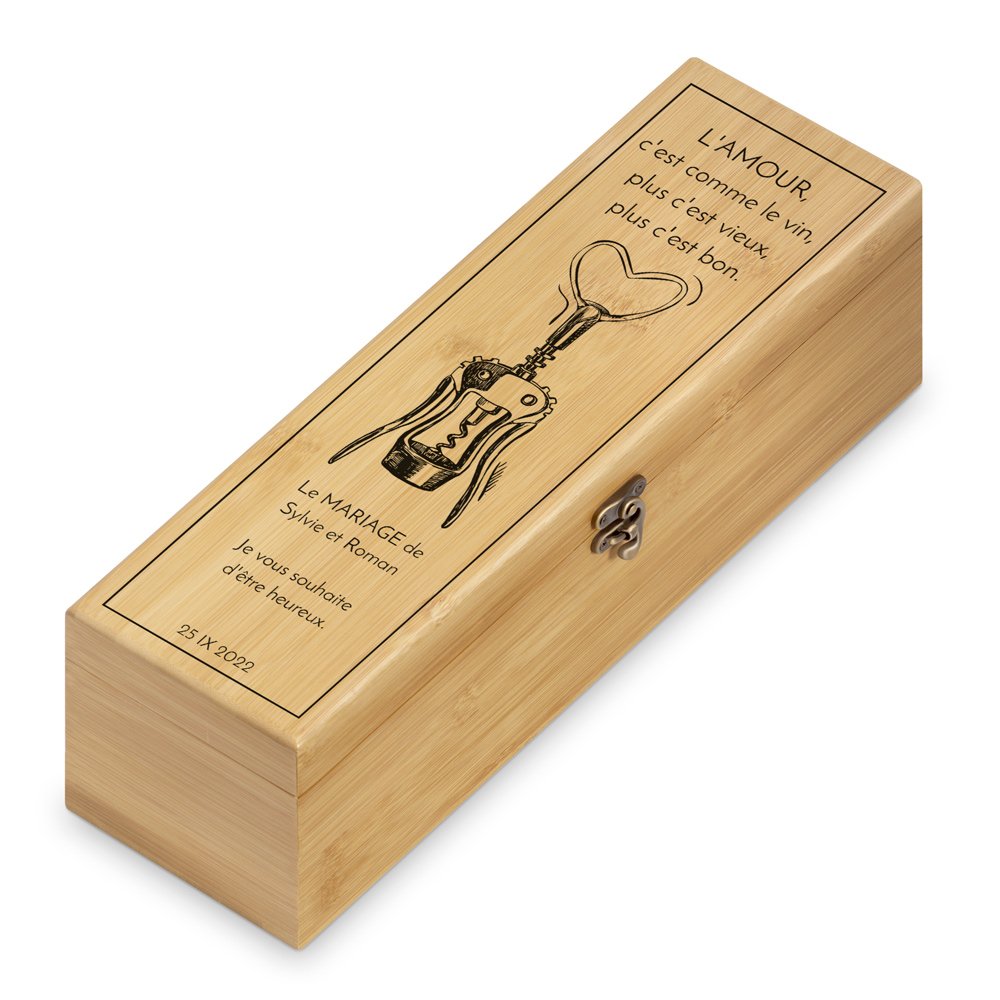 Murrano Personalized Wine Accessory Set for Couple
