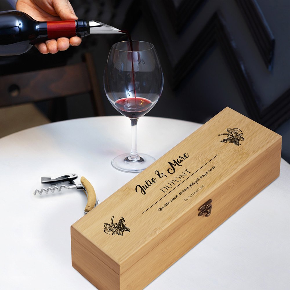 Murrano Personalized Wine Accessory Kit for Newlyweds