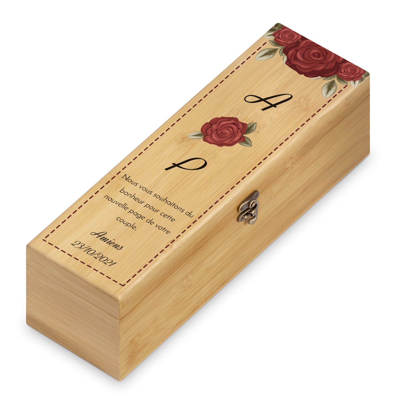 Murrano Personalized Wine Gift Set for Newlyweds
