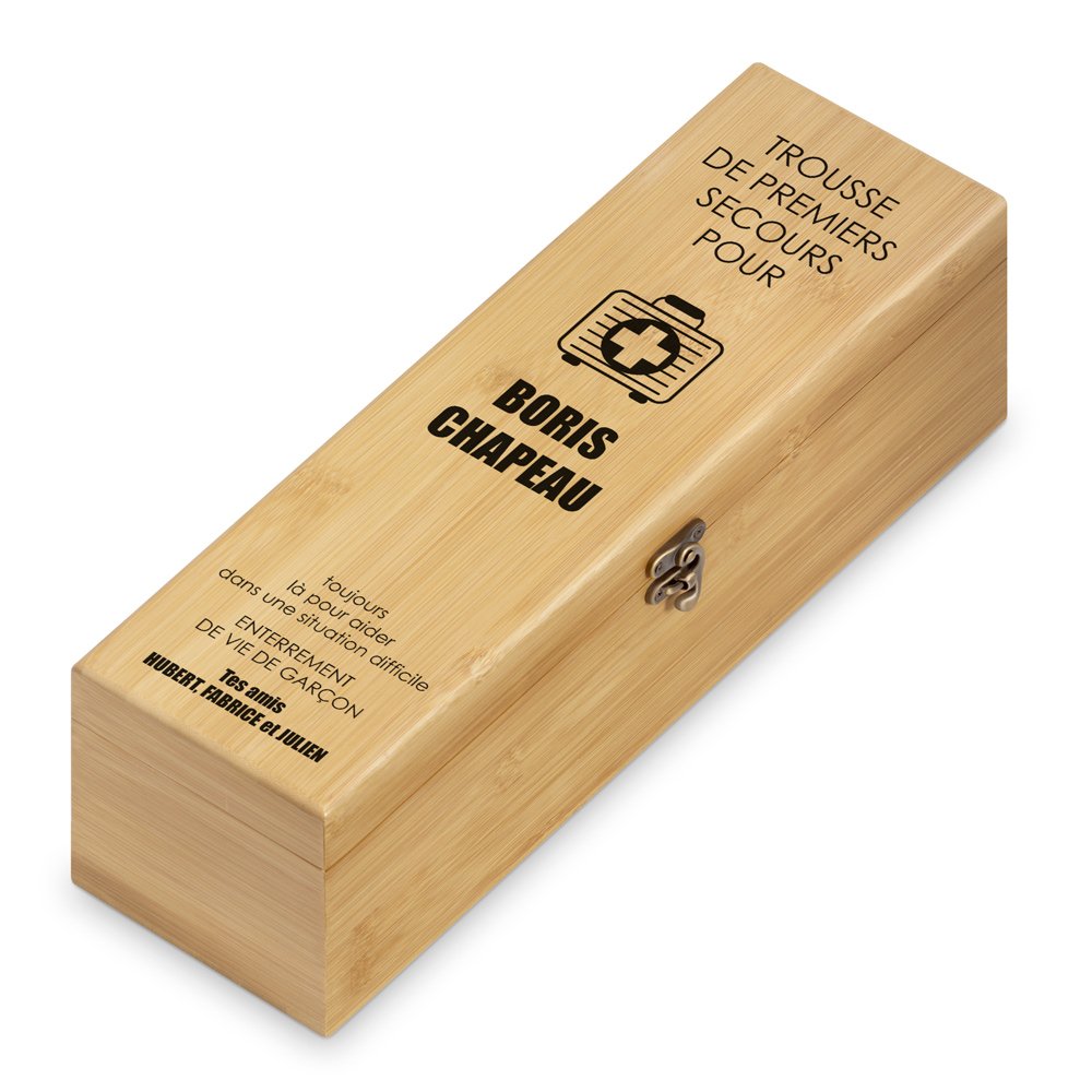 Murrano Personalized Wine Gift Box with Accessories for Bachelor Party