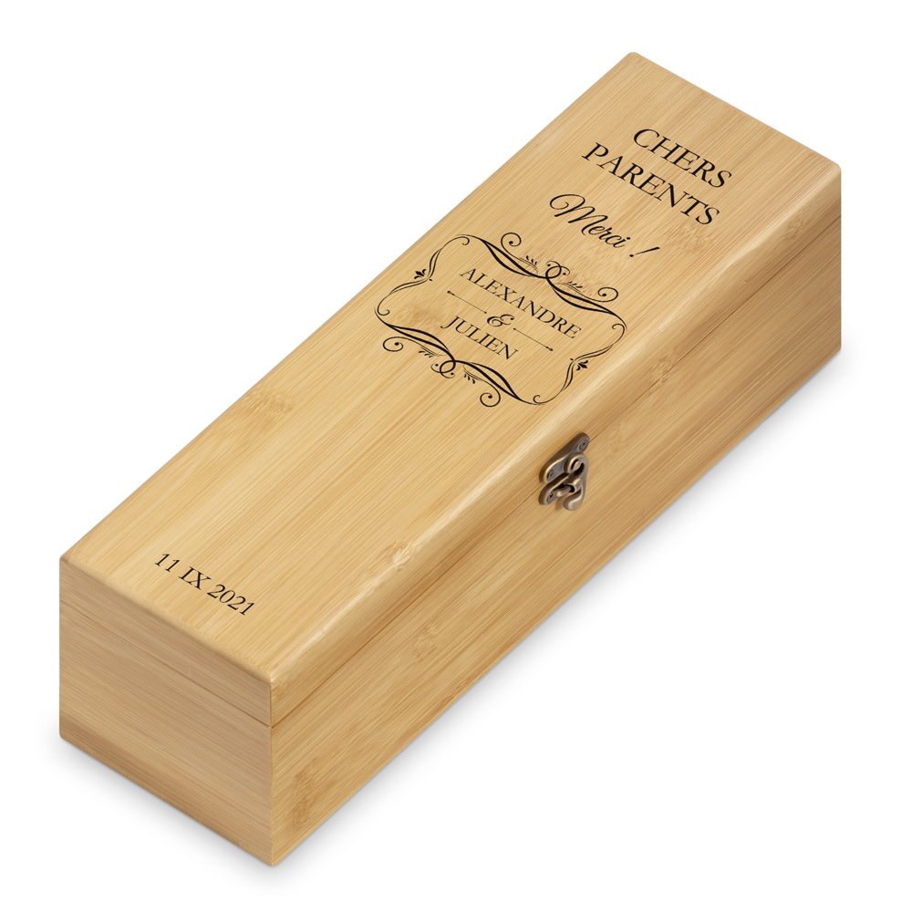 Murrano Personalized Wine Accessory Kit for Parents - Wedding Thank You Gift